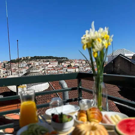 Com Vista E Varanda O Centro De * Lisboa